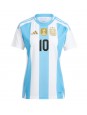 Argentina Lionel Messi #10 Replika Hemmakläder Dam Copa America 2024 Kortärmad